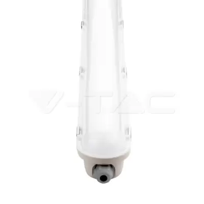 Lampa LED impermeabil Seria M 1500mm 48W alb natural mat SS clip 120LM/W kit emergenta