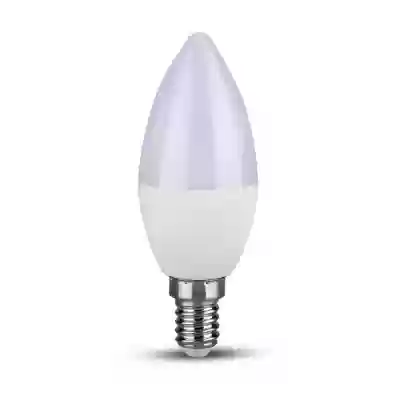 Bec LED 3.7W E14 tip lumanare Alb cald