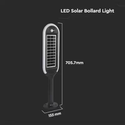 Lampa solara LED de gradina 5W senzor 3000K