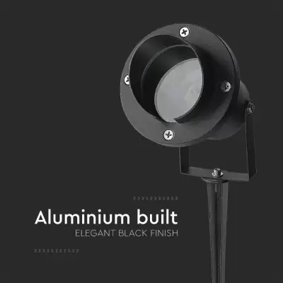 Corp iluminat tarus IP65 GU10 aluminiu negru