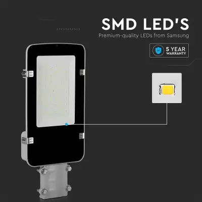 Proiector stradal LED chip Samsung 30W corp gri 4000K 
