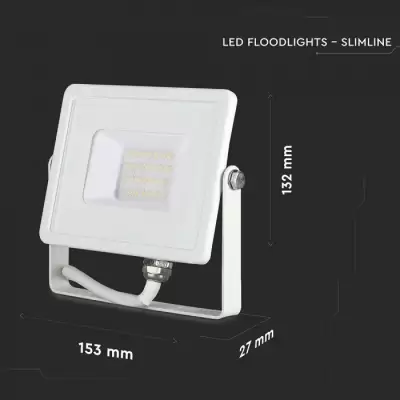 Proiector LED chip Samsung 20W corp alb Alb natural