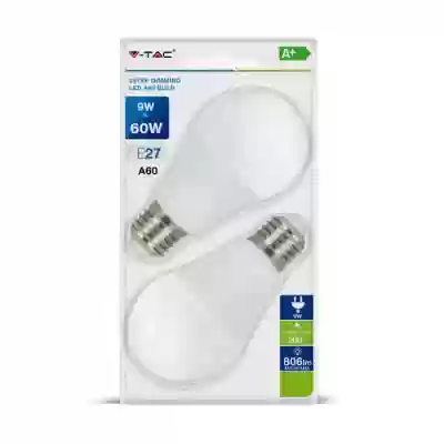 Bec LED 9W E27 A60 Alb natural - dimabil in 3 pasi - blister 2 buc