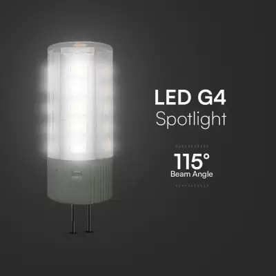 Bec spot LED chip Samsung 3.2W G4 Plastic Alb cald 