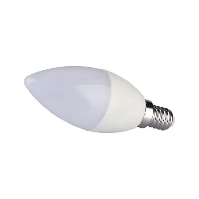 Bec LED chip Samsung 5.5W E14 Tip lumanare Alb cald dimabil