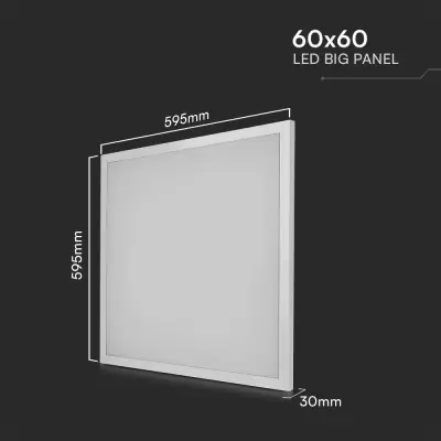 Set 6 Panouri LED 36W 600x600 mm 4000k - montaj aplicat si incastrat