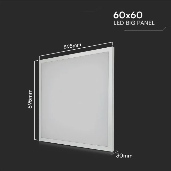 Set 6 Panouri LED 36W 600x600 mm 6500k - montaj aplicat si incastrat