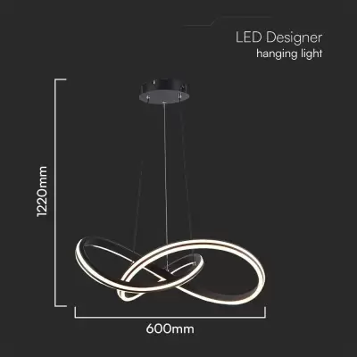 Pendant LED designer 40W 3in1 D600