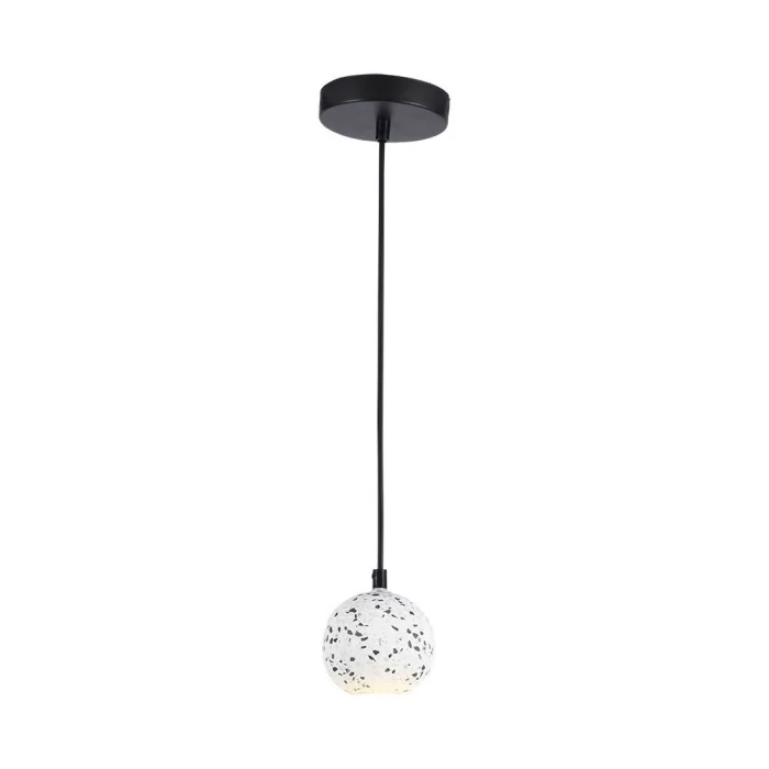 Pendant LED designer marmura+sticla G9