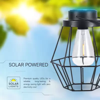 Lampă Solară LED cu maner 3000K