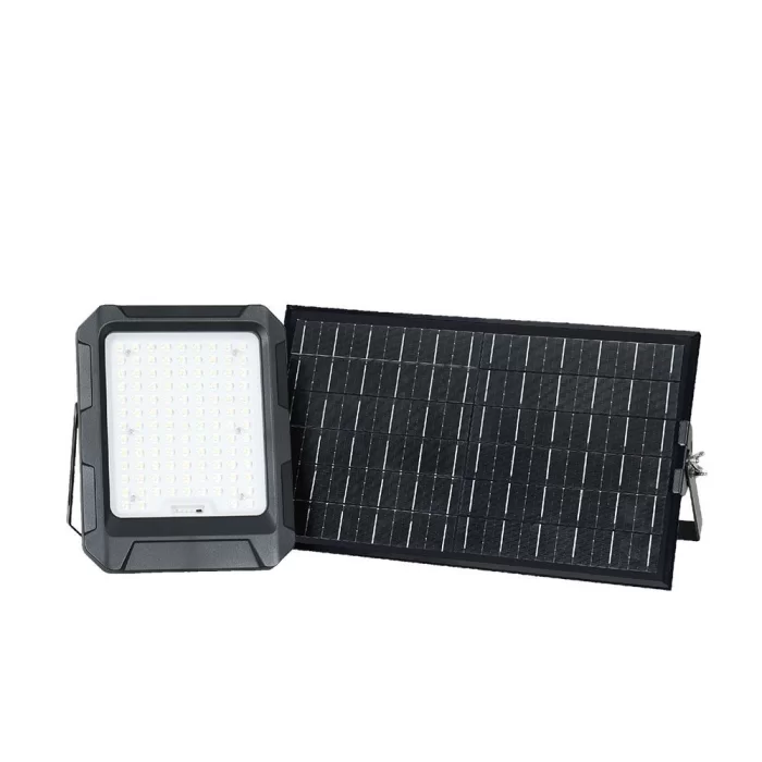 Proiector 15W LED Solar 4000K baterie 3.7V 12Ah telecomanda