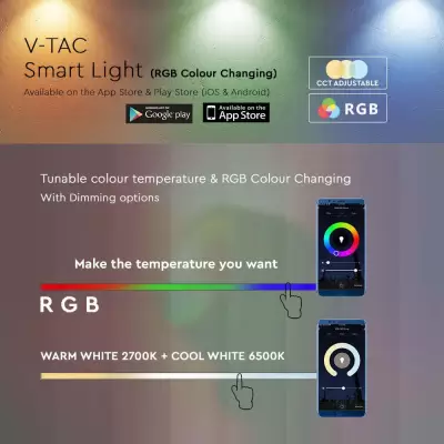 Lampa ambientala SMART LED 8W RGB