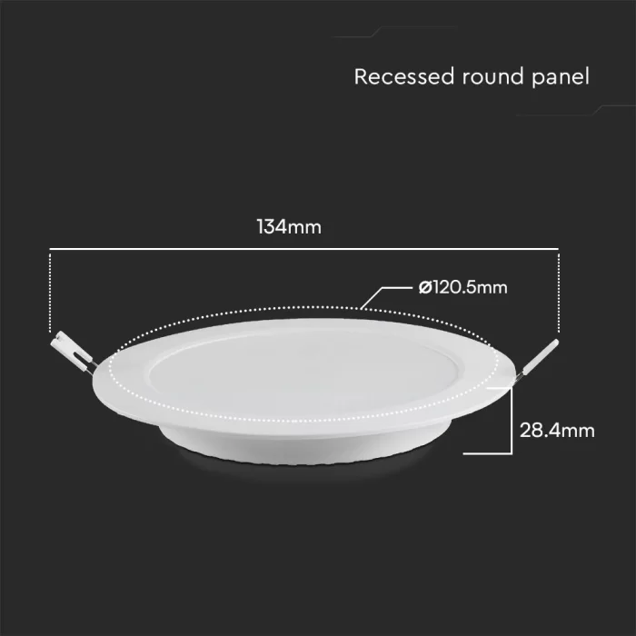 Spot LED chip Samsung incastrat 6W - Rotund 4000K